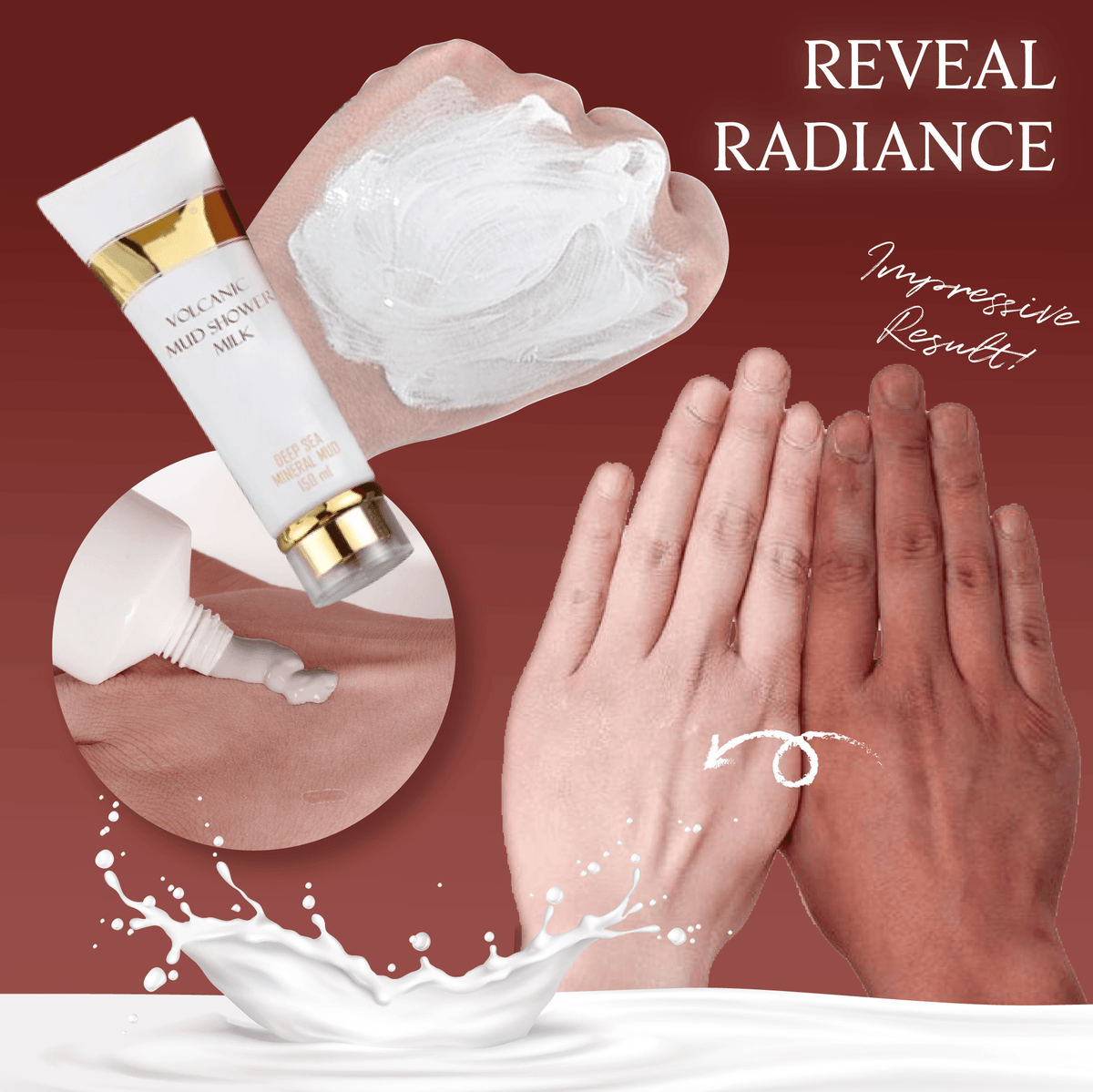 Whitening Volcanic Mud Bath Milk Beautykomi