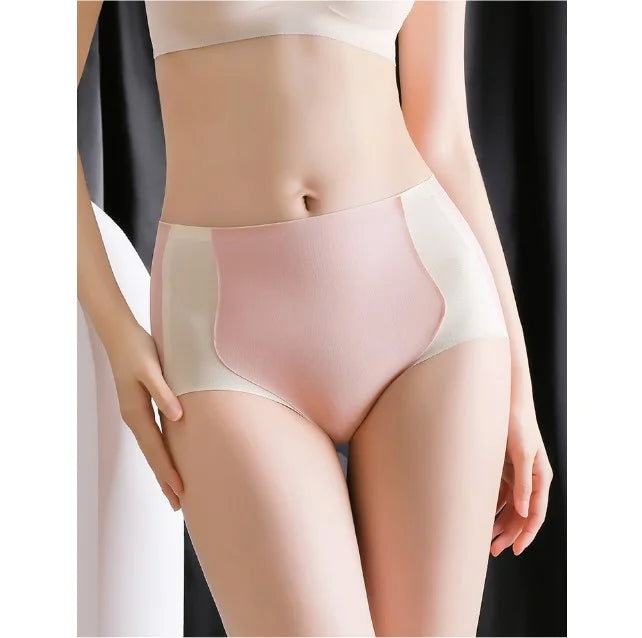 PAY 1 GET 4 PACKS🌸Color-block Traceless Hip-lifting Shaping Panties