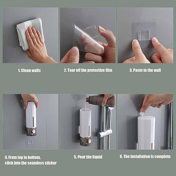 Wall mounted manual soap dispenser