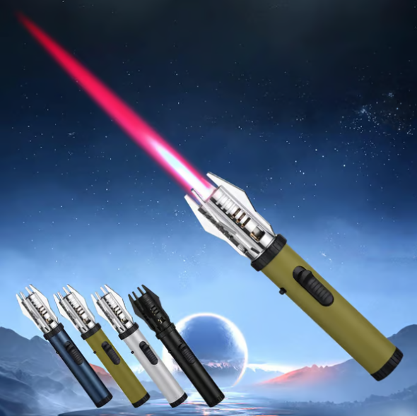 💥💥(BUY 2 SAVE 10% & FREE SHIIPING )-360° Windproof Lightsaber Torch Flame Lighter