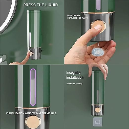 Wall mounted manual soap dispenser