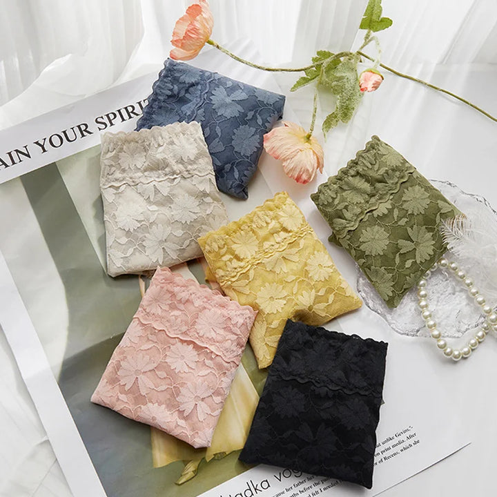 Pay 1 Get 4packs🌷Sexy Seamless Thin Lace Silk Care Panties