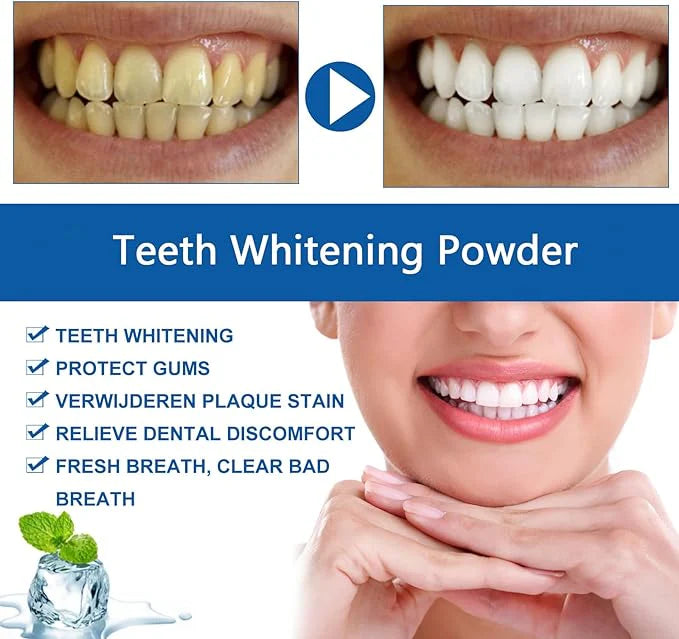 Teeth Whitening Powder - 50g Probiotics Tooth Powder