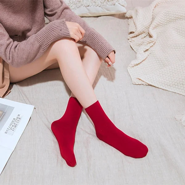 🔥2024 NEW Snugly Plush Winter Warm Socks (BUY 1 FREE 10)