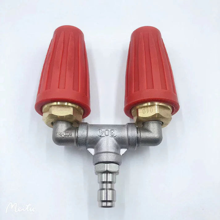 Stainless Steel Dual Turbo Nozzle for Pressure Washer