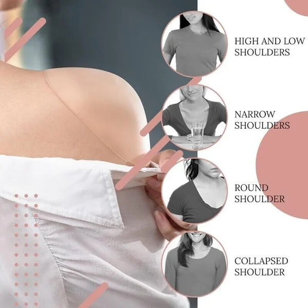 🔥🔥Naturally Silicone -Transparent Anti-slip Shoulder Pads