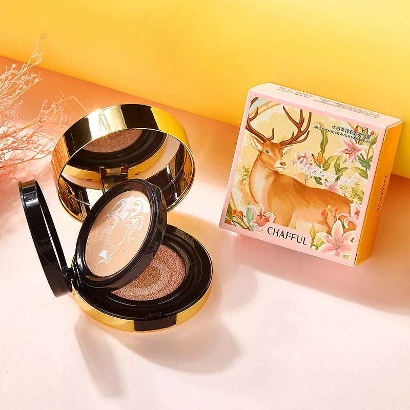 Moisturizing double-layer cushion compact