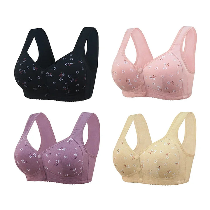 🔥Buy 1 Free 1(2packs)🔥Comfortable & Convenient Front Button Bra