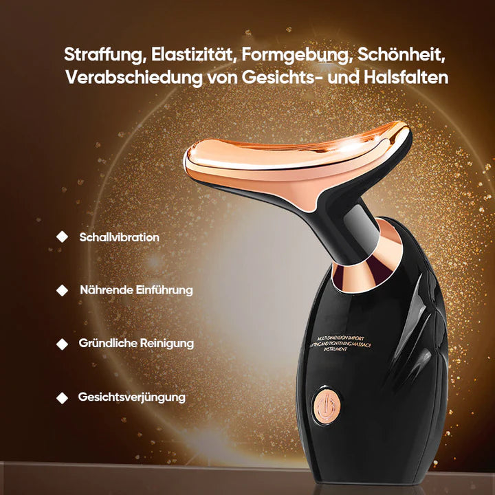 Multidimensional firming facial massager