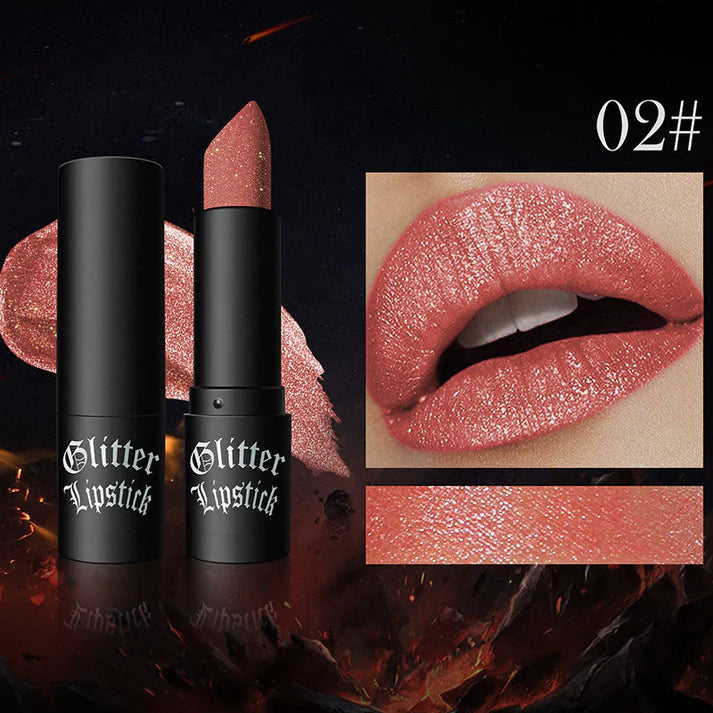 🎁[Best Gift For Her]🎁 Matte Long Lasting Lipstick With Fine Glitter✨✨✨