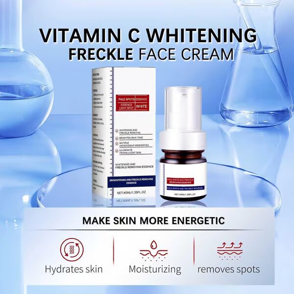 🔥Vitamin C Whitening Freckles Face Cream Remove Melasma Dark Spots Lighten Melanin