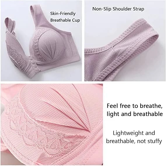 BUY 1 GET 1 FREE(Please add 2 pcs to cart)❤️Front-Closure Bra