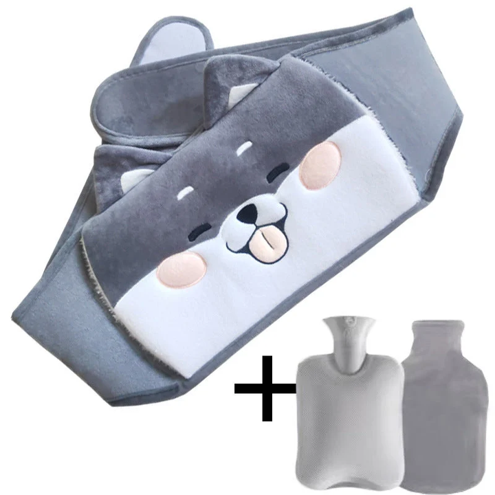 Plush Refillable Hot Water Bottle Belt