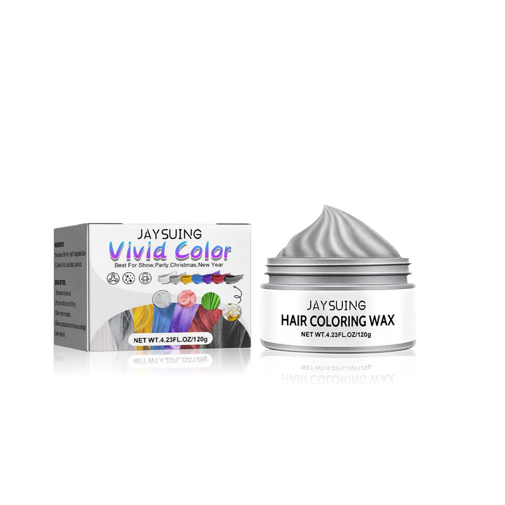 Color hair wax