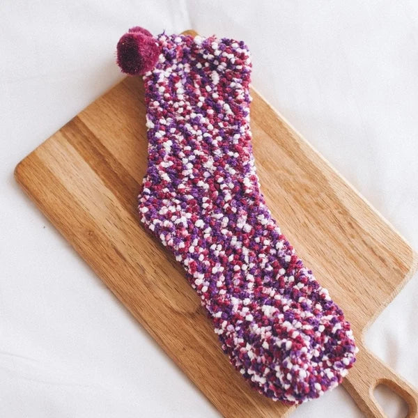 (🎅EARLY CHRISTMAS 50% OFF ) Winter Fuzzy Cupcakes Socks WIth Gift Box