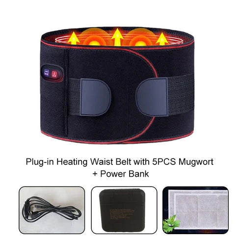 Electric Heating Waist Belt with Massage Function