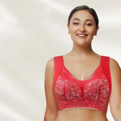 😍Plus Size Seamless Push Up Wireless Bra