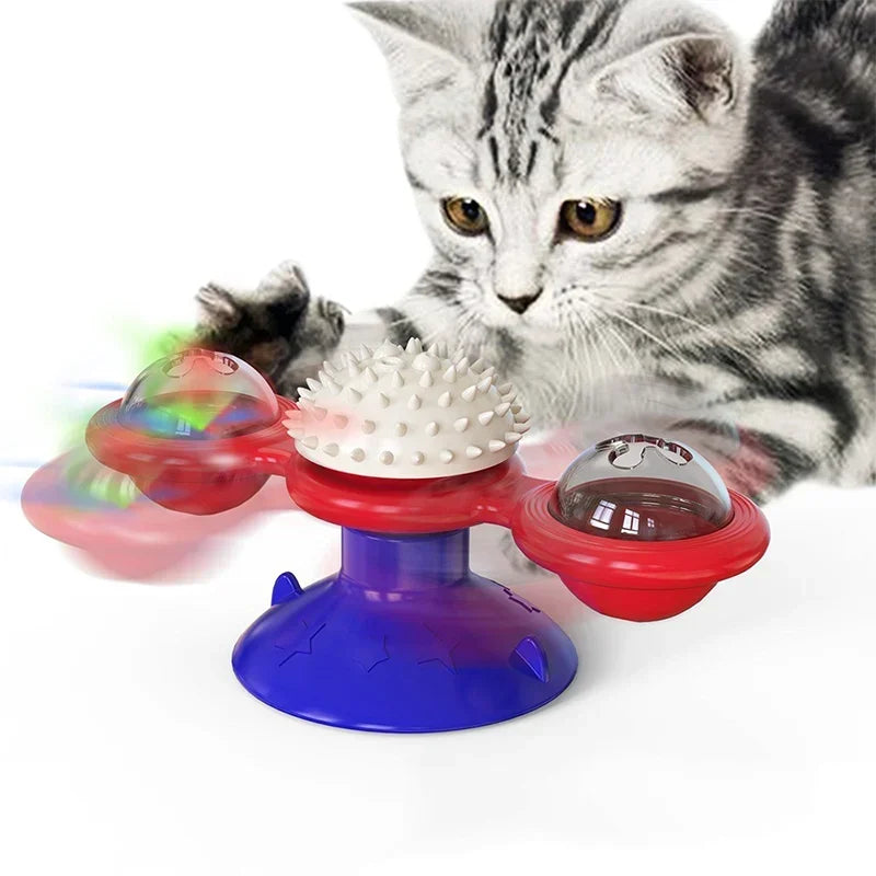 🔥 Interactive Windmill Cat Toys with Catnip🔥