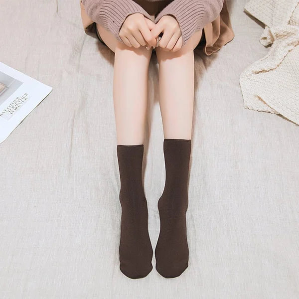 🔥2024 NEW Snugly Plush Winter Warm Socks (BUY 1 FREE 10)