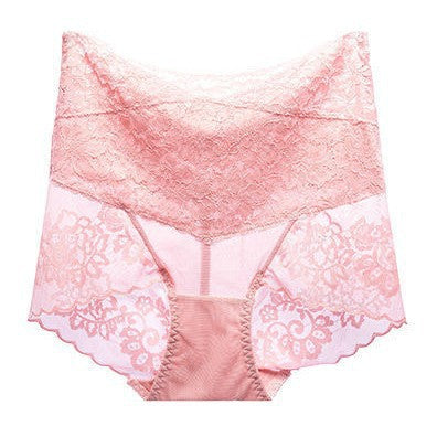 Womens Lace High Waist Tummy Control Panties