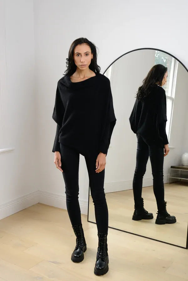 2024 New Asymmetric Draped Jumper