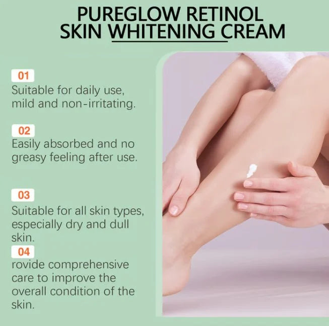 🌟2024 Bestseller! - PureGlow Retinol Brightening Cream - Over 53700+ Glowing Reviews! ✨