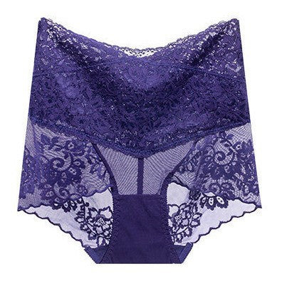 Womens Lace High Waist Tummy Control Panties