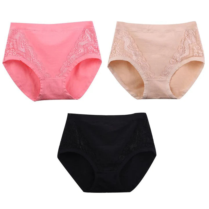 2024 Plus Size High Waist Leak Proof Cotton Panties🌸