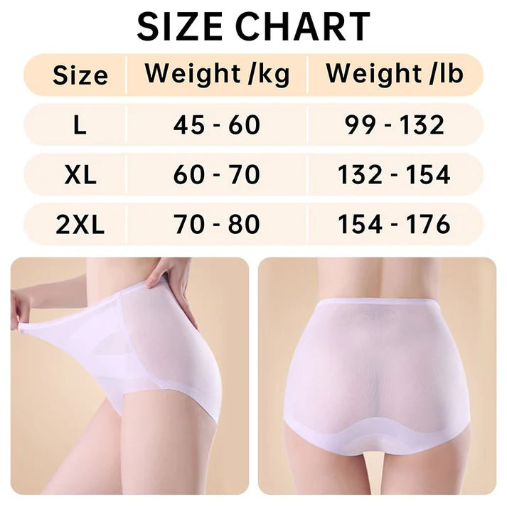 🎁Hot Sale 50% OFF⏳Womens High-waist Breathable Ultra-thin Panties with Tummy-control & Hip-lifting