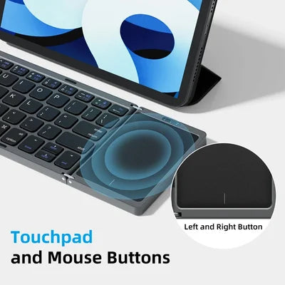 🔥Foldable Bluetooth Keyboard with Touchpad