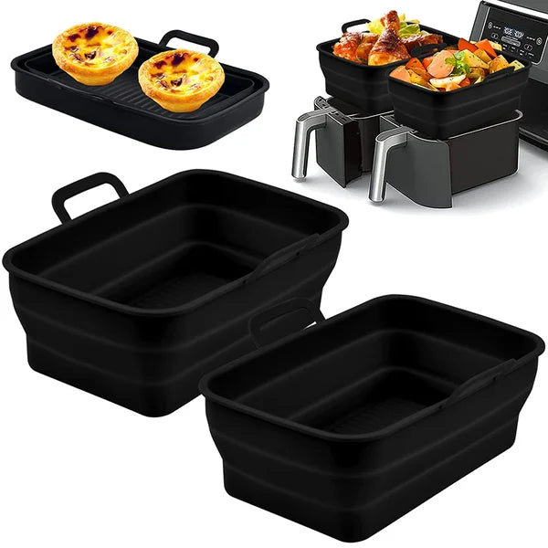 Foldable Air Fryer Silicone Baking Tray