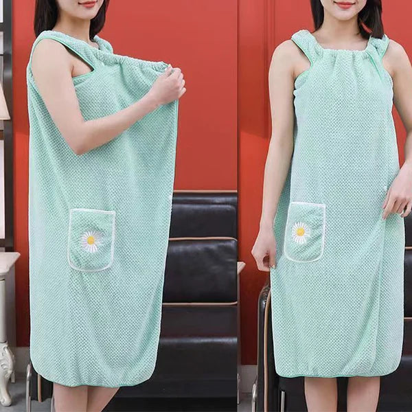 (🔥High Repurchase Rate)2024 Quick Dry Absorb Water Wearable Bath Towel