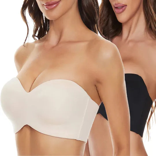 Stay Put Full Support Non-Slip Bandeau Bra