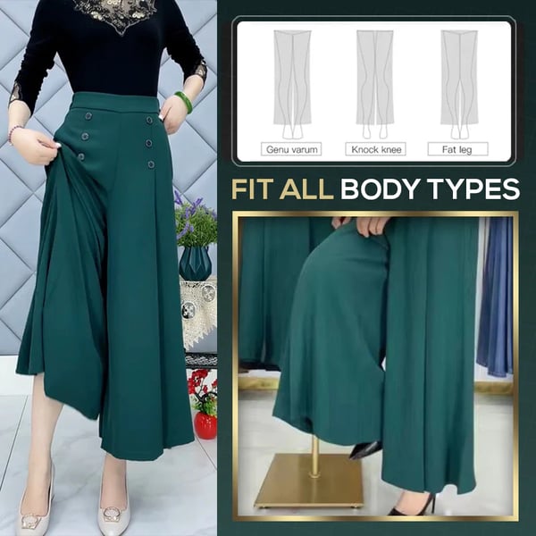 (🎁2024 New Year Hot Sale🎁)🔥 49% OFF🔥[Comfy and Cool] Stylish Pleated Wide-leg Pants