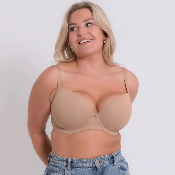 Full Coverage Support Plus Size T-shirt bra