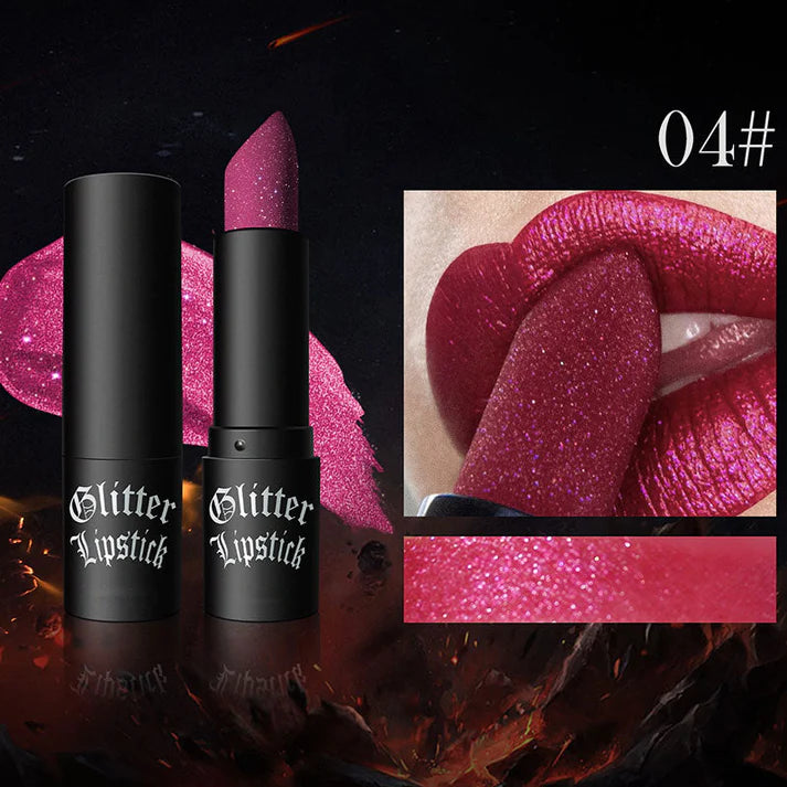 🎁[Best Gift For Her]🎁 Matte Long Lasting Lipstick With Fine Glitter✨✨✨