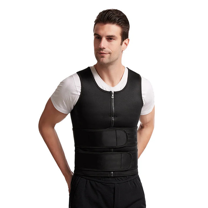 Waist protector. Double waist belly tightening undershirt