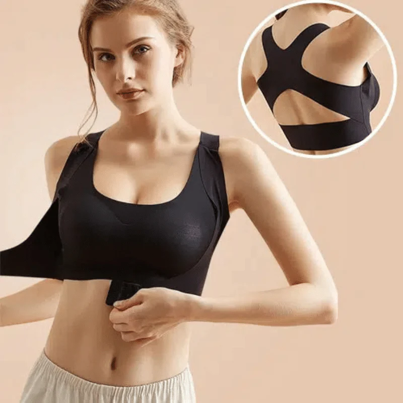 Front Closure Support Posture Corrector Bra