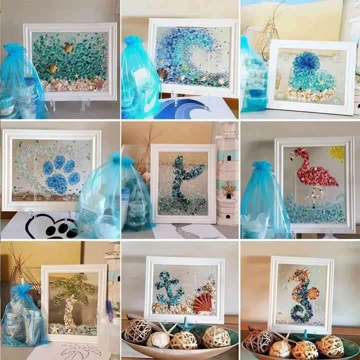 🌊Sea Glass Art Kit-👍Buy 2 Save 5% And Free Shipping👍