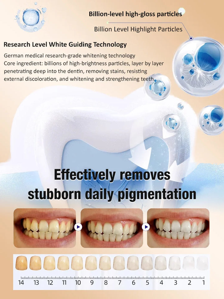 Double action whitening toothpaste