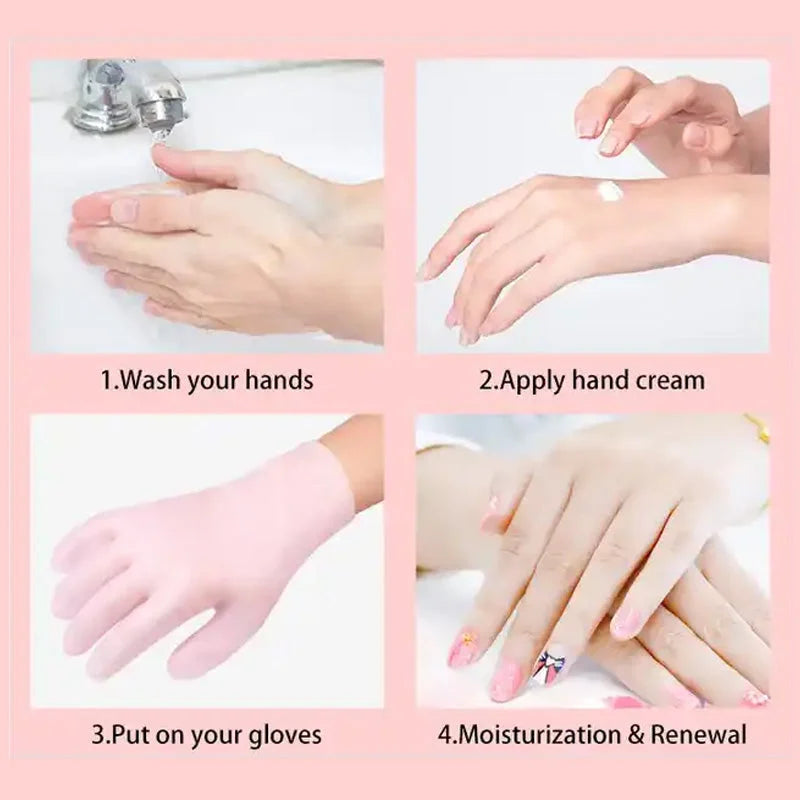 Moisturizing Gloves for Repairing Dry Cracked