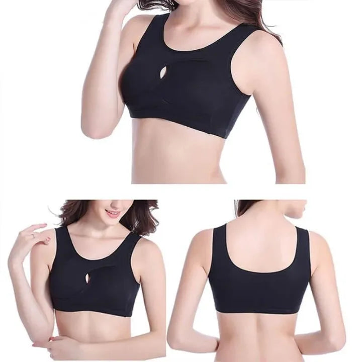 🔥Last Day 49% OFF😍-Pure Cotton Instantly lifts Anti-Sagging Wirefree Bra