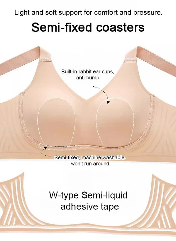 🔥Early Christmas Sale🏆Wire-Free Non-Marking Skin-Friendly Push-Up Bra