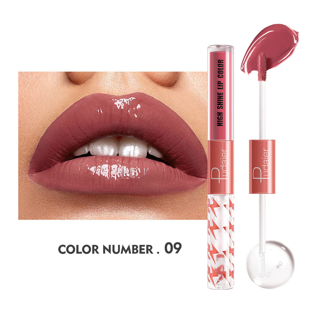 16 Color Double Ended Highlighting Lip Gloss - High-shine, long-lasting lip gloss