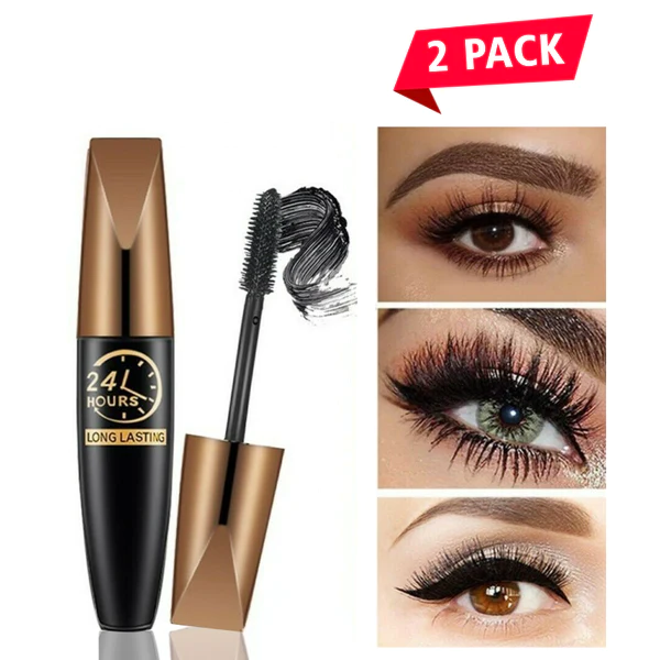 4D Waterproof Silk Fiber Thick Lengthening Mascara