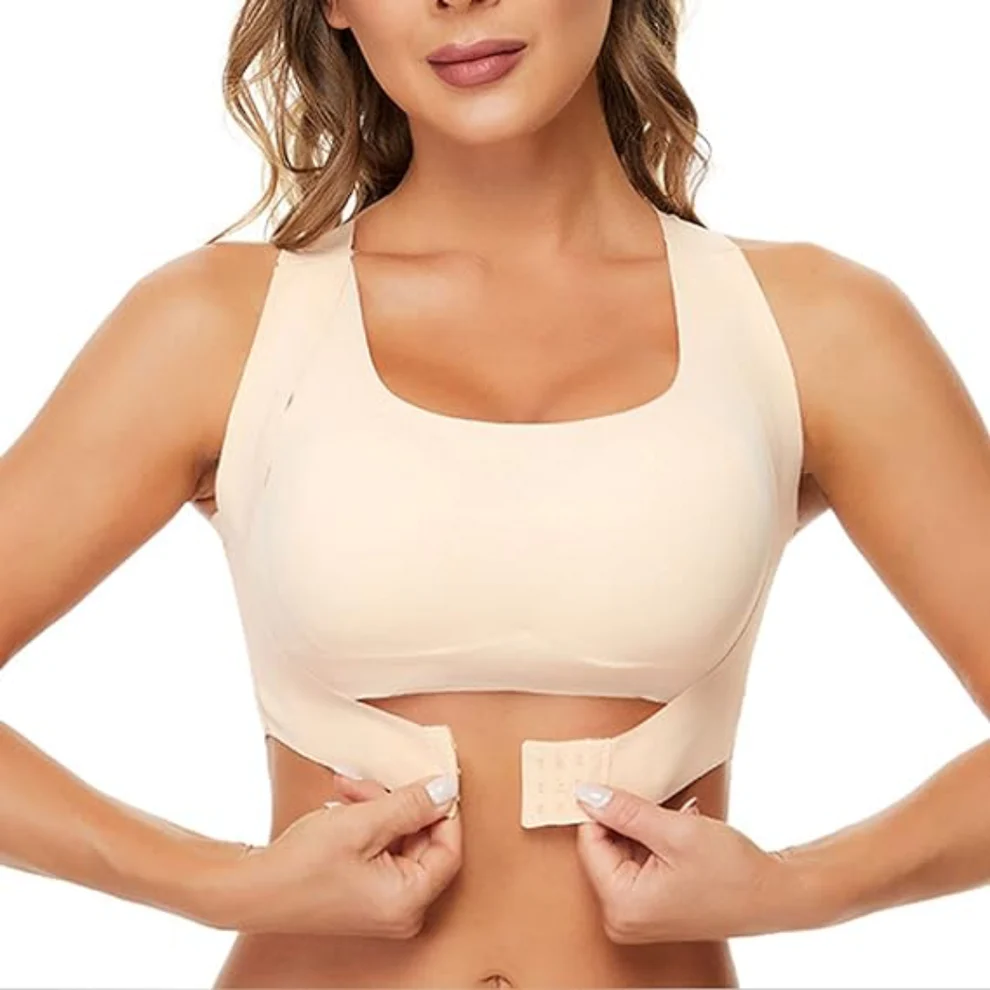 Front Closure Support Posture Corrector Bra