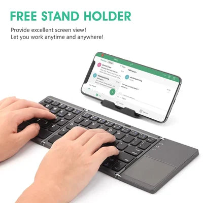 🔥Foldable Bluetooth Keyboard with Touchpad