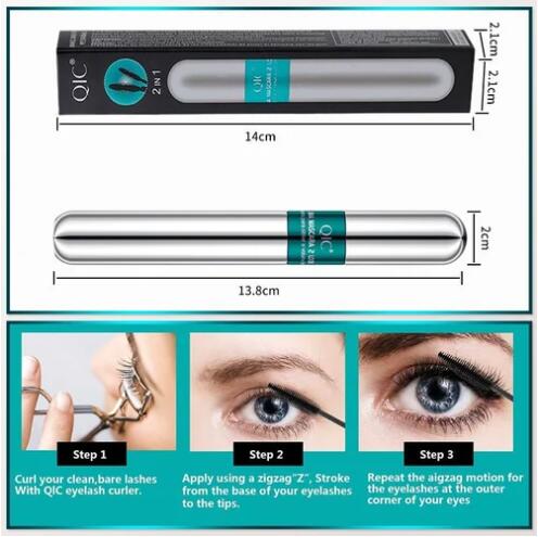 2 in 1 Curl Long Lasting Waterproof Mascara