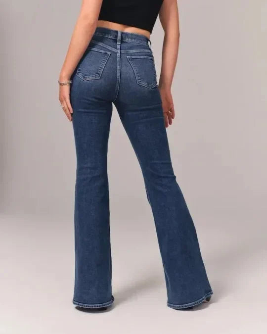 ⭐Womens 2024 Summer⭐ Ultra High Rise Stretch Flare Jean