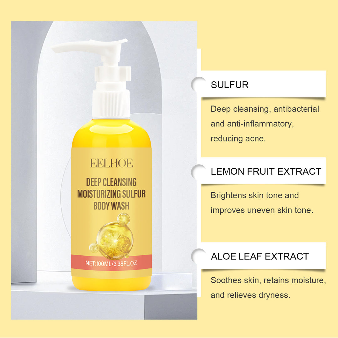 Deep Cleansing Moisturizing Sulfur Body Wash